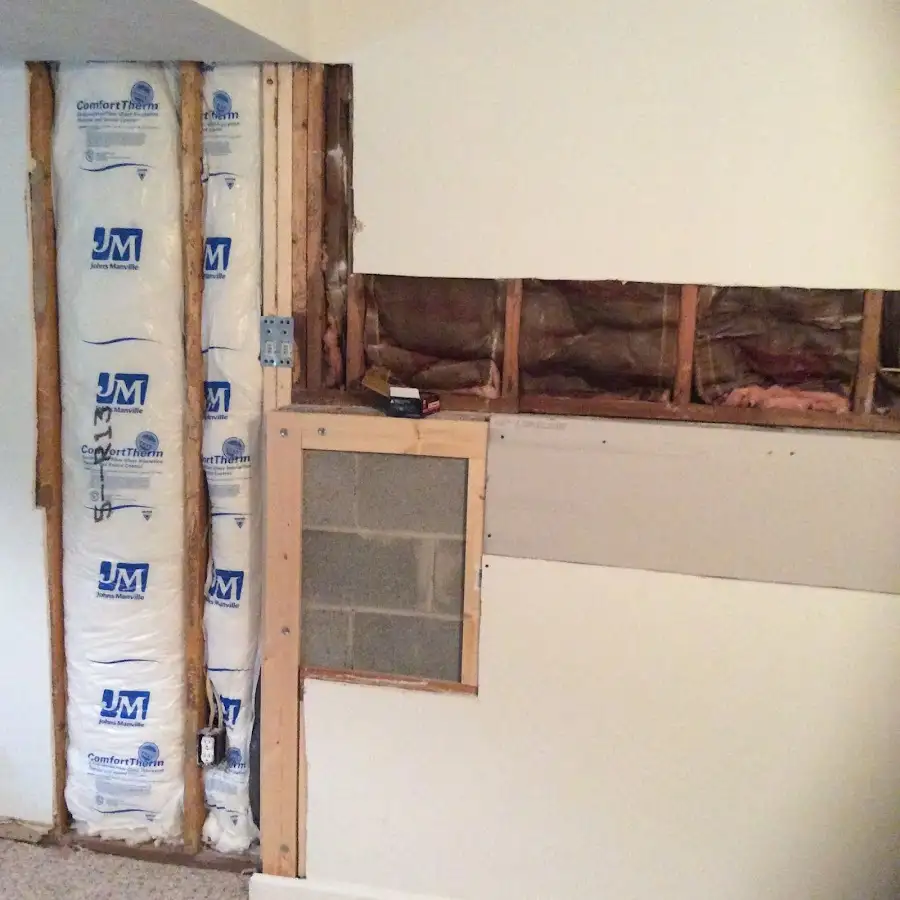 Wall insulation replacement during Contents Cleaning & Restoration in Lakewood